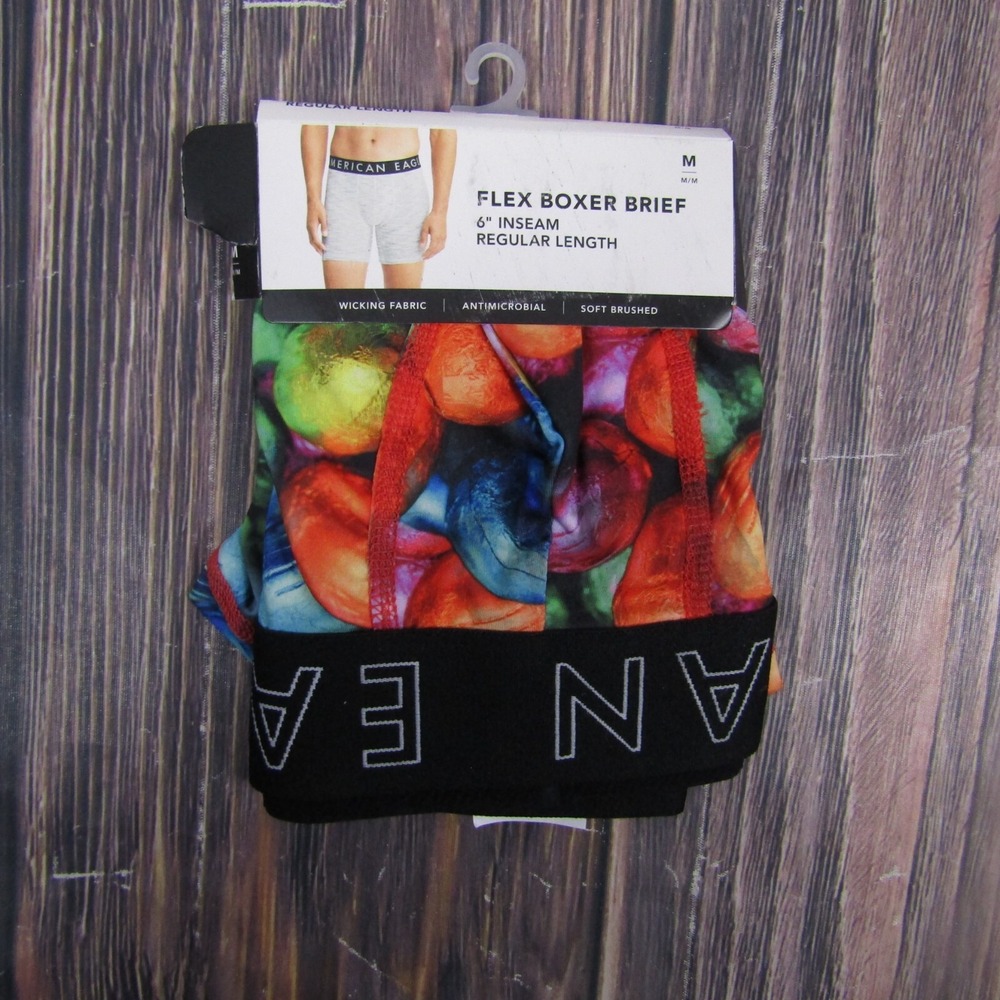 American Eagle NEW NWT Mens Medium Boxer Briefs Ornament Gift Holiday‎ Xmas